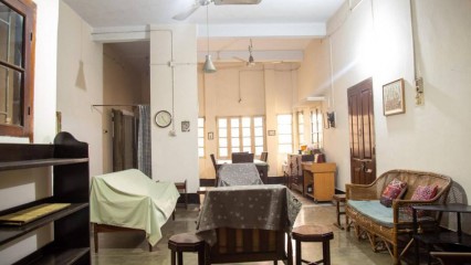 Living Area in the ground floor as the heart of the house
